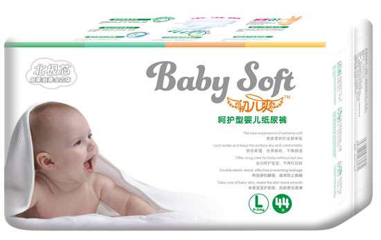 初兒爽北極芯呵護型yinge紙尿褲L碼44片