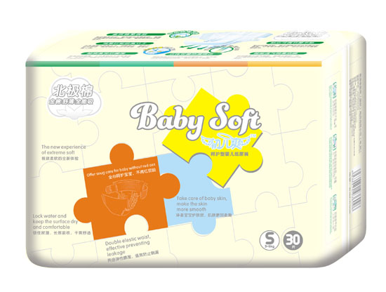 初兒爽北極棉呵護(hù)型yinge紙尿褲S碼30片
