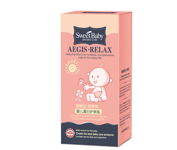 適櫻寶鼠尾草嬰兒夏日護(hù)膚乳-盒