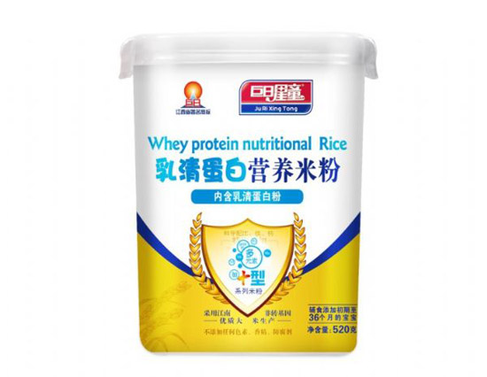 巨日星童加強型乳清蛋白營養(yǎng)米粉