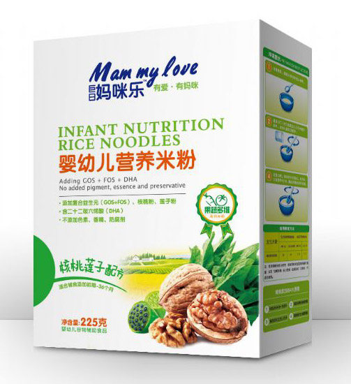 巨日媽咪樂yingye核桃蓮子配方營養(yǎng)米粉(盒裝)