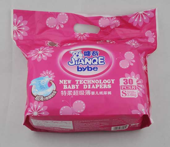 健奇特柔超級薄yinge紙尿褲S碼30片