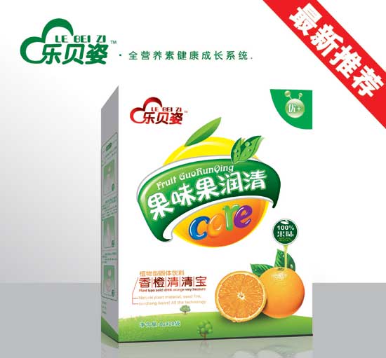 樂(lè)貝姿香橙果味清清寶