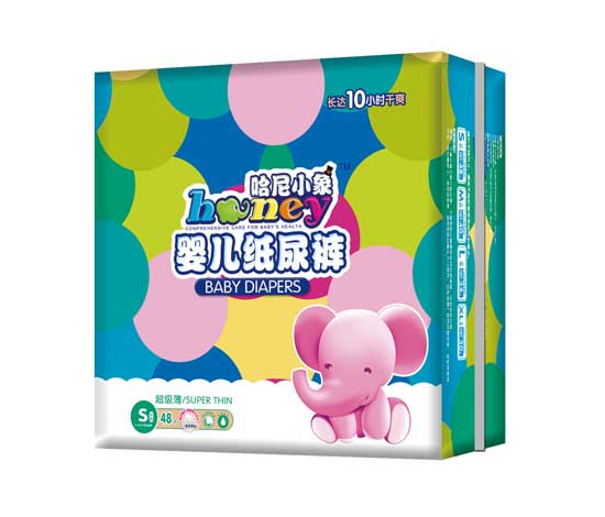 哈尼小象中包紙尿褲S碼