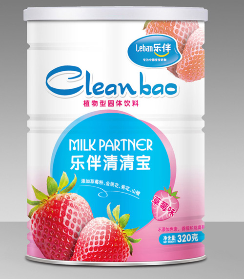 樂伴清清寶草莓味320克