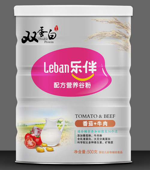 樂伴番茄+牛肉雙蛋白營(yíng)養(yǎng)谷粉500克