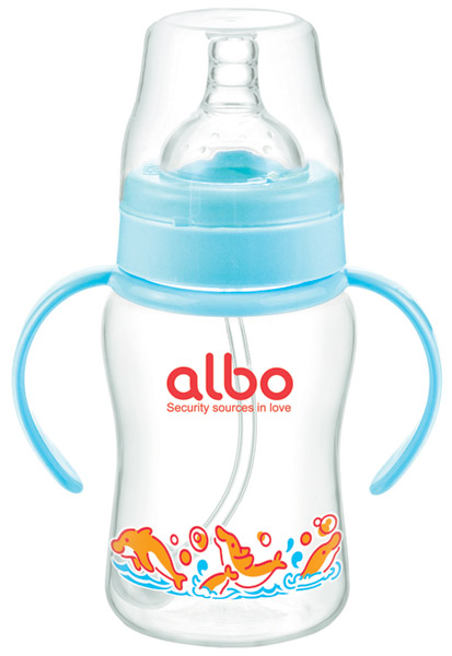 愛樂寶200mlPP自動(dòng)奶瓶藍(lán)