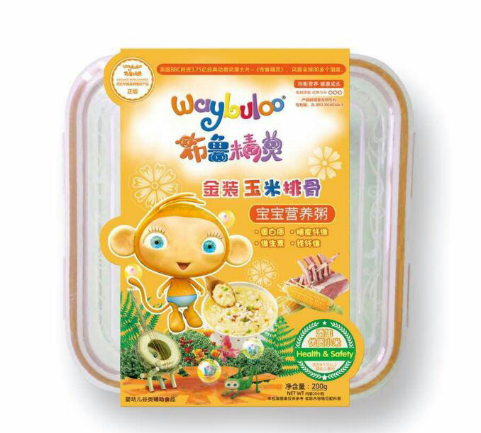 布魯精靈金裝玉米排骨寶寶營養(yǎng)粥