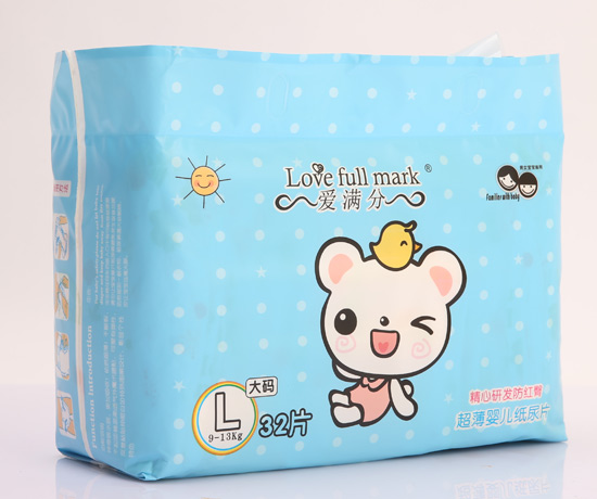 愛(ài)滿分超薄嬰兒紙尿片L32片