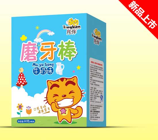 彤伴牛奶味磨牙棒