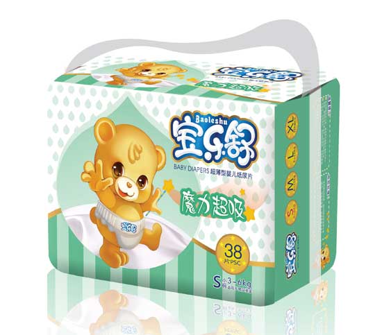 寶樂舒魔力超吸超薄紙尿片S碼