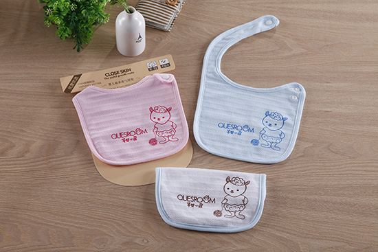 芊嬰小屋yinge棉柔透氣圍兜(紐扣式)