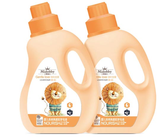 小獅多比yinge多效燕麥胚芽皂液1L