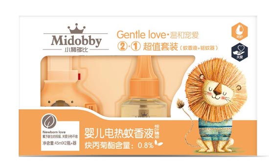 小獅多比yinge電熱蚊香液套盒-桉葉精油2瓶+電器