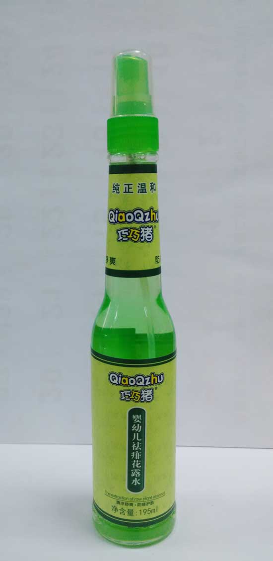 巧巧豬195ml嬰幼兒袪痱花露水