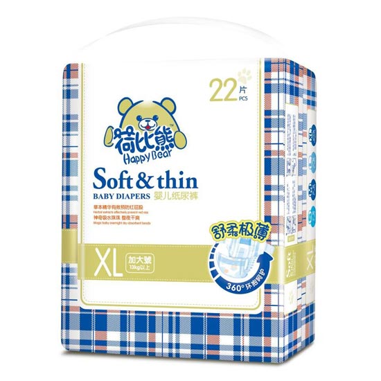 荷比熊yinge紙尿褲XL22片