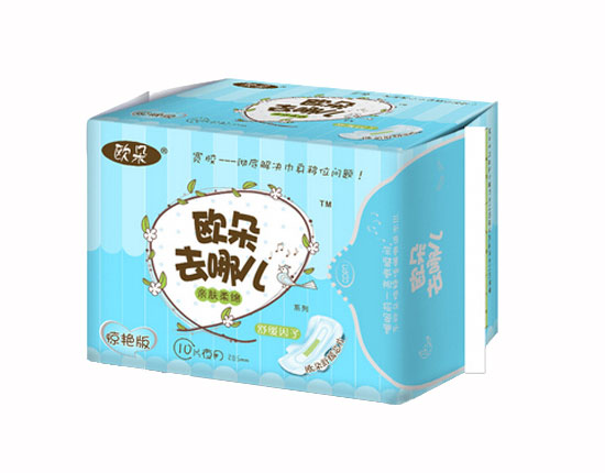 歐朵驚艷版親膚柔棉衛(wèi)生巾10片夜用