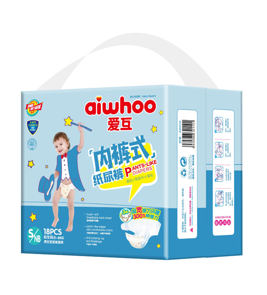 愛互內(nèi)褲式紙尿褲S18片