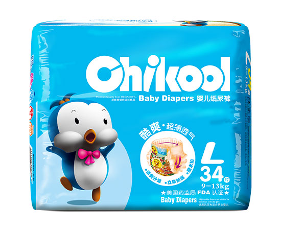奇酷藍品鵝紙尿褲L34片