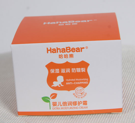哈哈熊yinge倍潤修護霜外盒