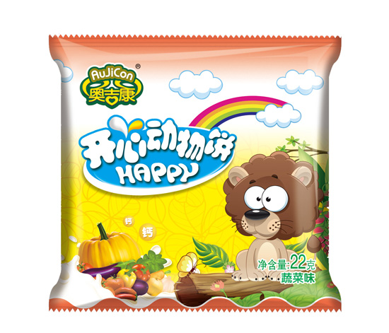 奧吉康嬰兒動(dòng)物餅干蔬菜味