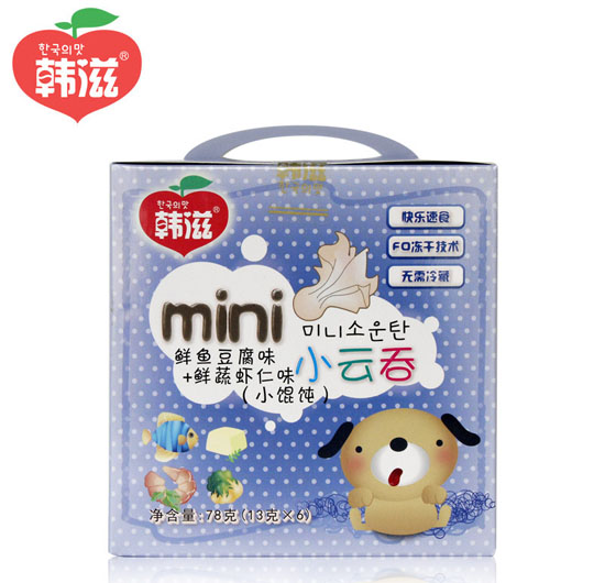 韓滋鮮魚(yú)豆腐+鮮蔬蝦仁味小云吞