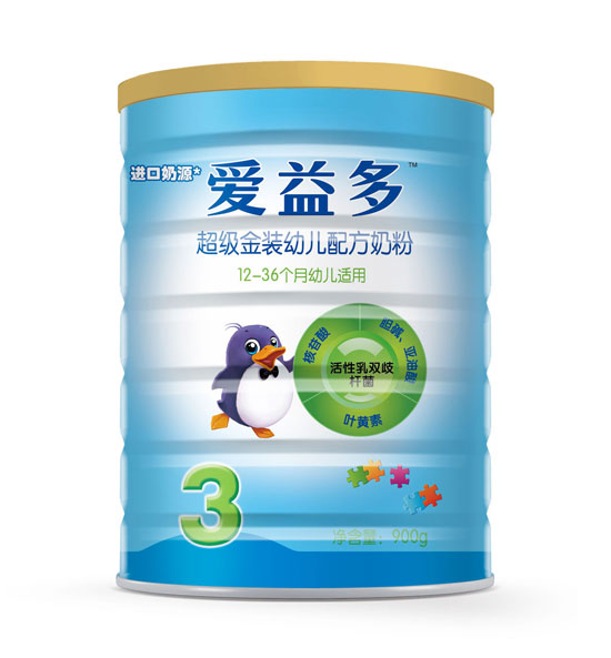 愛益多超級金裝幼兒奶粉3段900g