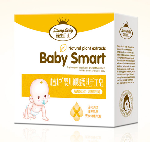 強(qiáng)生貝比yinge椰奶柔膚手工皂