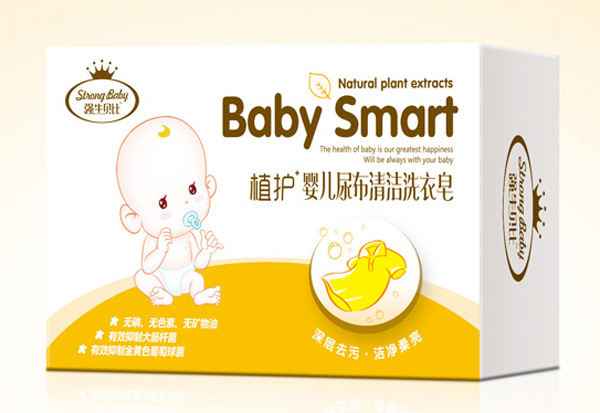 強生貝比yinge尿布清潔洗衣皂