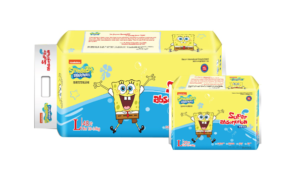 海綿寶寶海量吸收紙尿褲L碼