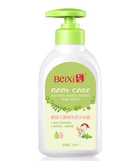 貝璽yingye薄荷洗發(fā)沐浴露