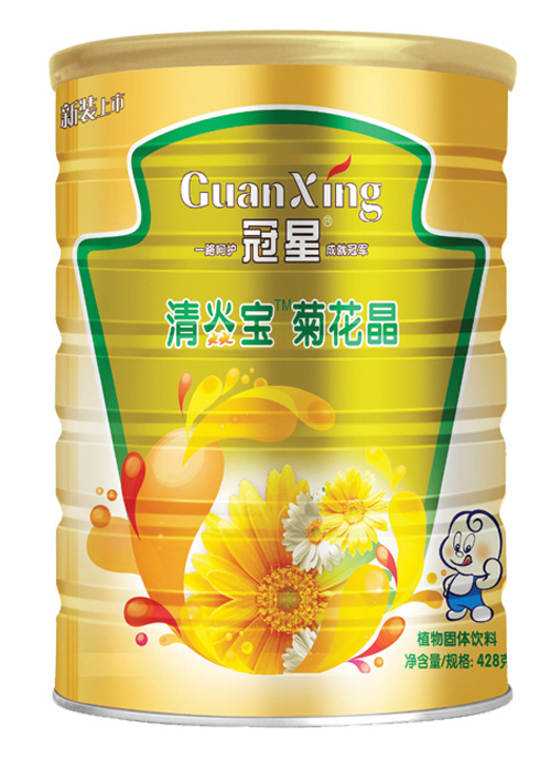 冠星清焱寶菊花晶428克聽(tīng)裝