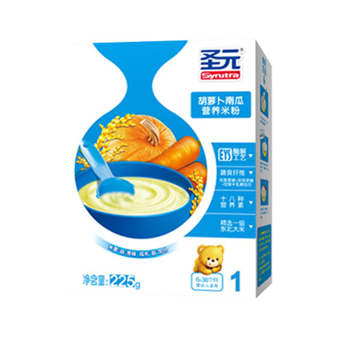 圣元DHA&胡蘿卜營養(yǎng)米粉1段