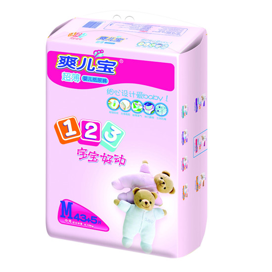 爽兒寶超薄yinge紙尿褲M43