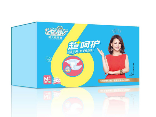 超級(jí)寶貝超呵護(hù)yinge紙尿褲M碼24片