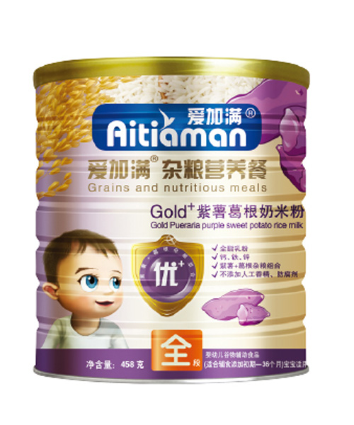 愛加滿紫薯奶米粉