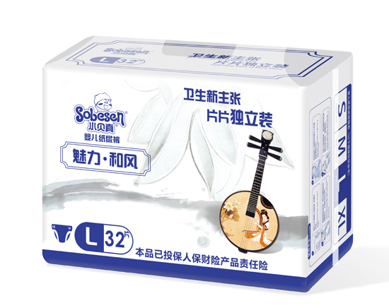 小貝真魅力和風yinge紙尿褲L碼32片
