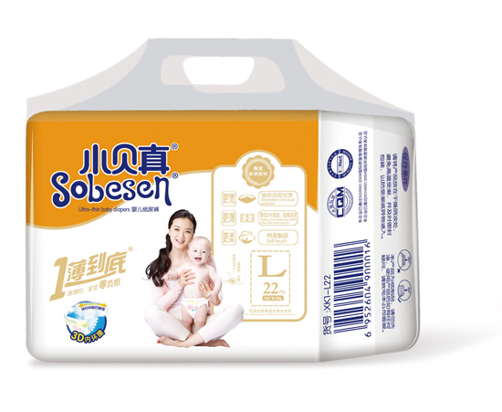小貝真升級一薄到底yinge紙尿褲L碼22片