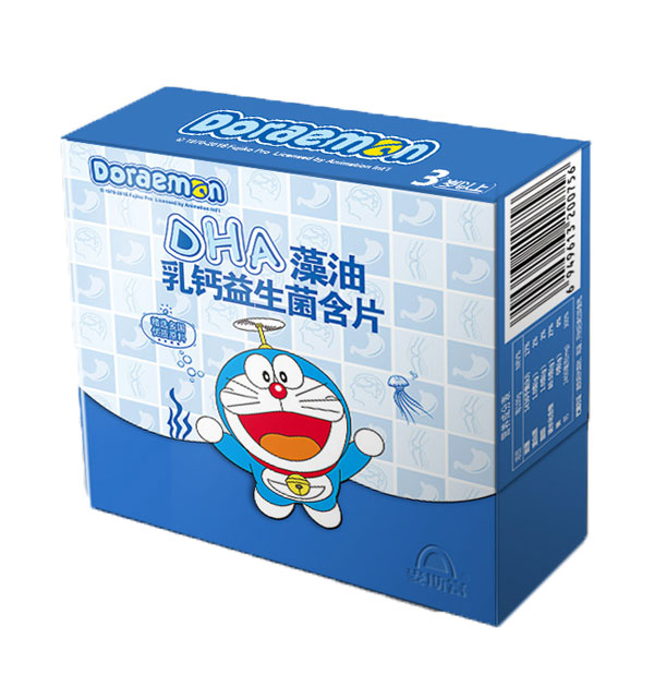 哆啦A夢(mèng)DHA藻油乳鈣益生菌2