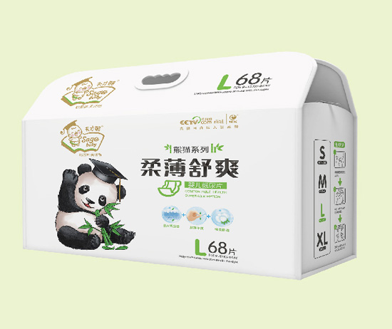 天才酷柔薄舒爽yinge紙尿片L68片