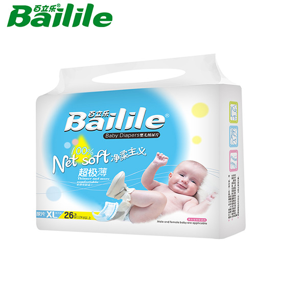 百立樂凈柔主義超極薄紙尿片XL碼26片