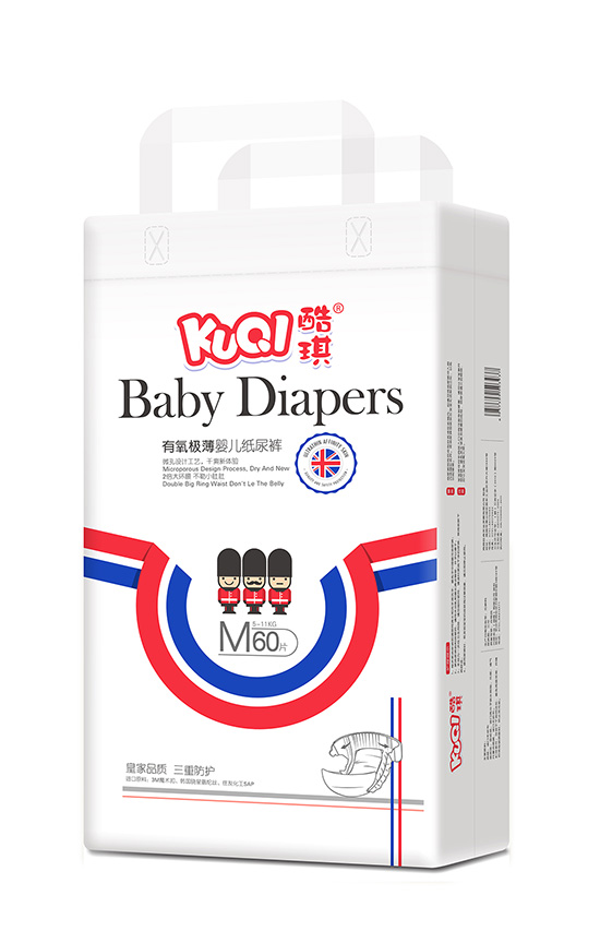 酷琪有氧極薄yinge紙尿褲M60