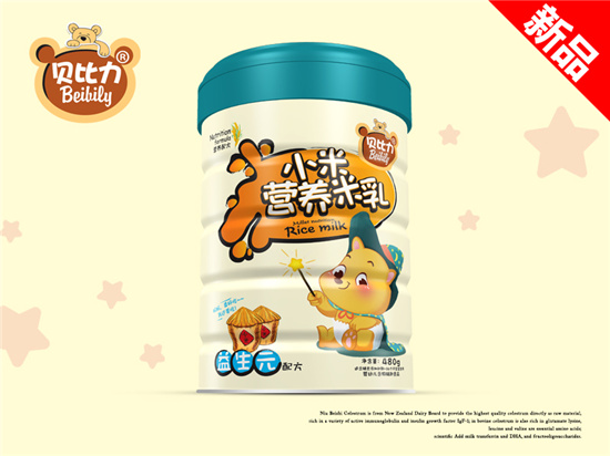 貝比力小米營養(yǎng)米乳益生元配方聽裝