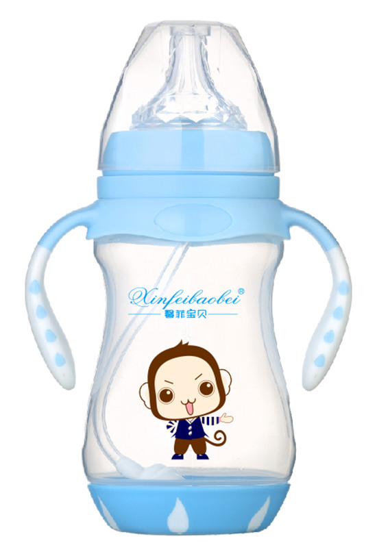 馨菲寶貝奶瓶雙柄藍(lán)色