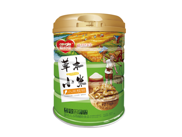 聰幼佳草本小米配方營養(yǎng)米粉-小米核桃