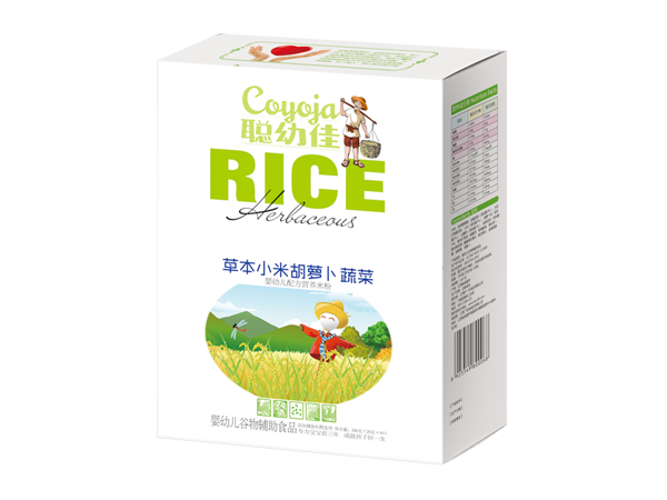 聰幼佳草本小米嬰幼兒配方營養(yǎng)米粉-胡蘿卜蔬菜