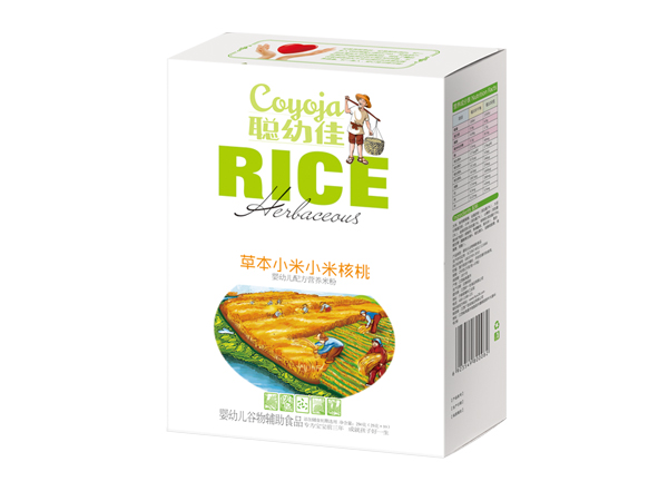 聰幼佳草本小米嬰幼兒配方營養(yǎng)米粉-小米核桃