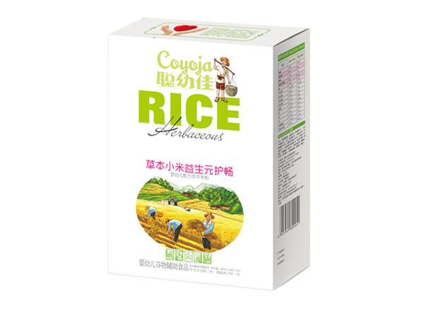 聰幼佳草本小米嬰幼兒配方營養(yǎng)米粉-益生元護暢
