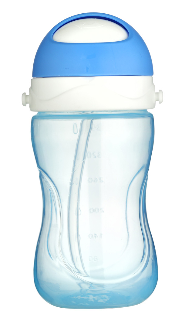 小蘋果吸管水杯 藍(lán)色