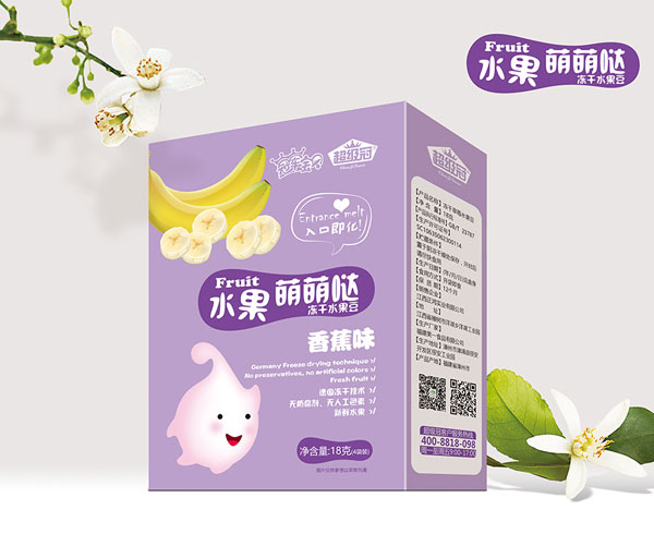 冠軍寶貝超級(jí)冠凍干水果奶豆(香蕉)